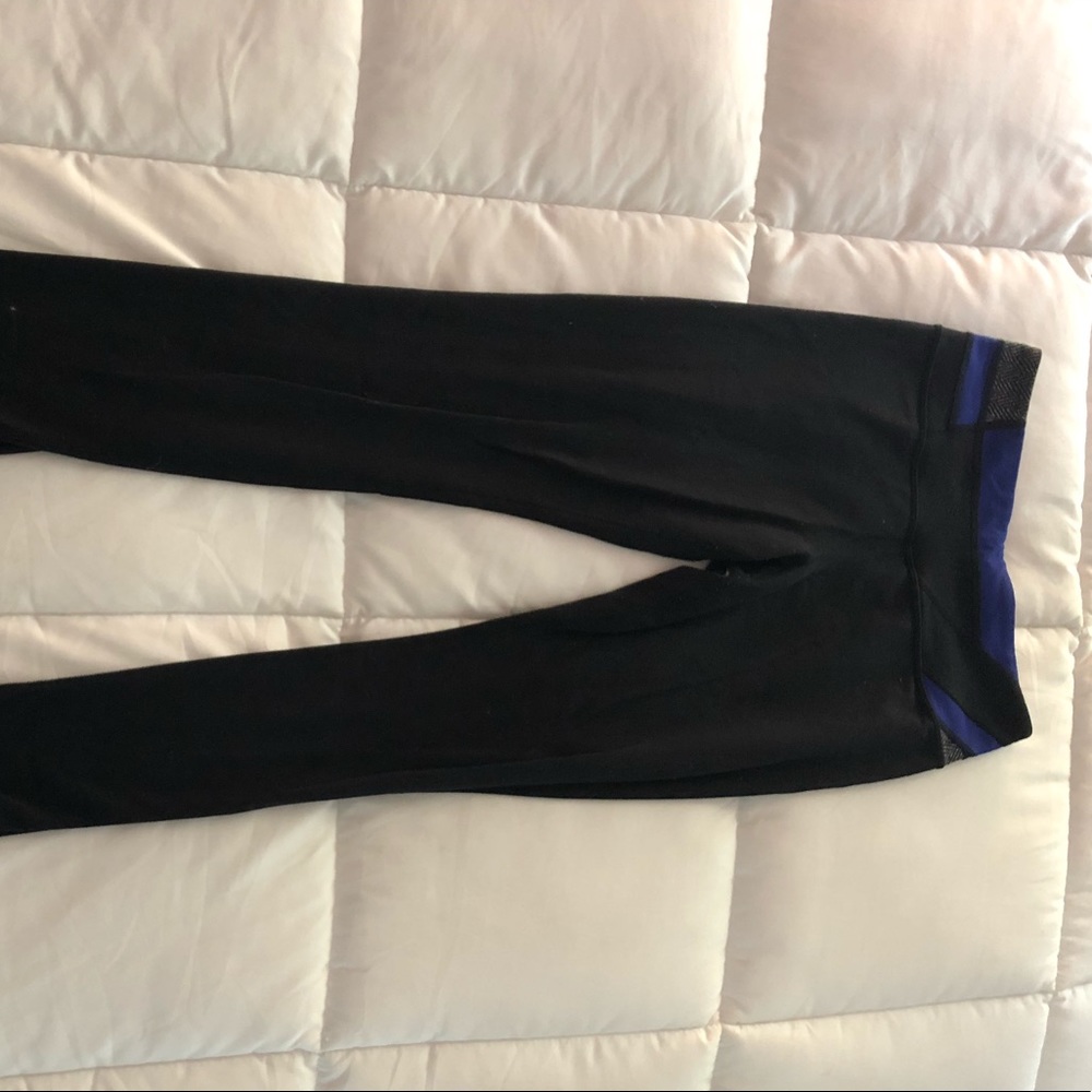 Lululemon straight leg black leggings